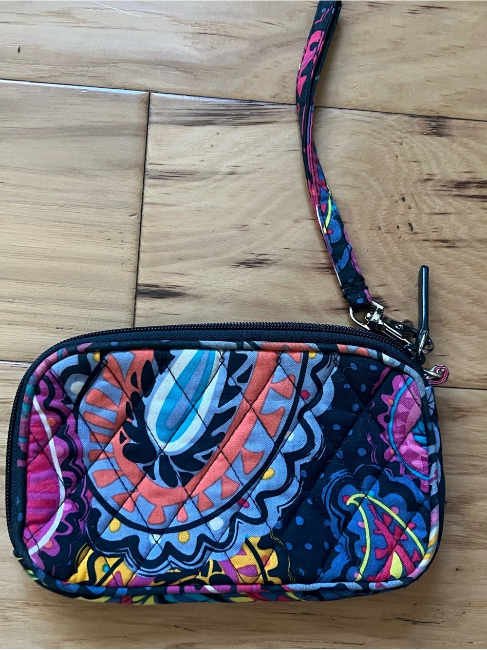 Vera Bradley Wristlet “Twilight Paisley”
